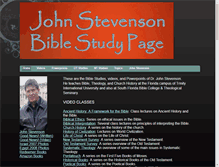 Tablet Screenshot of johnstevenson.net